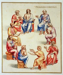 Ms Gen 1496 Planche CXXXIII Sénat, 1674